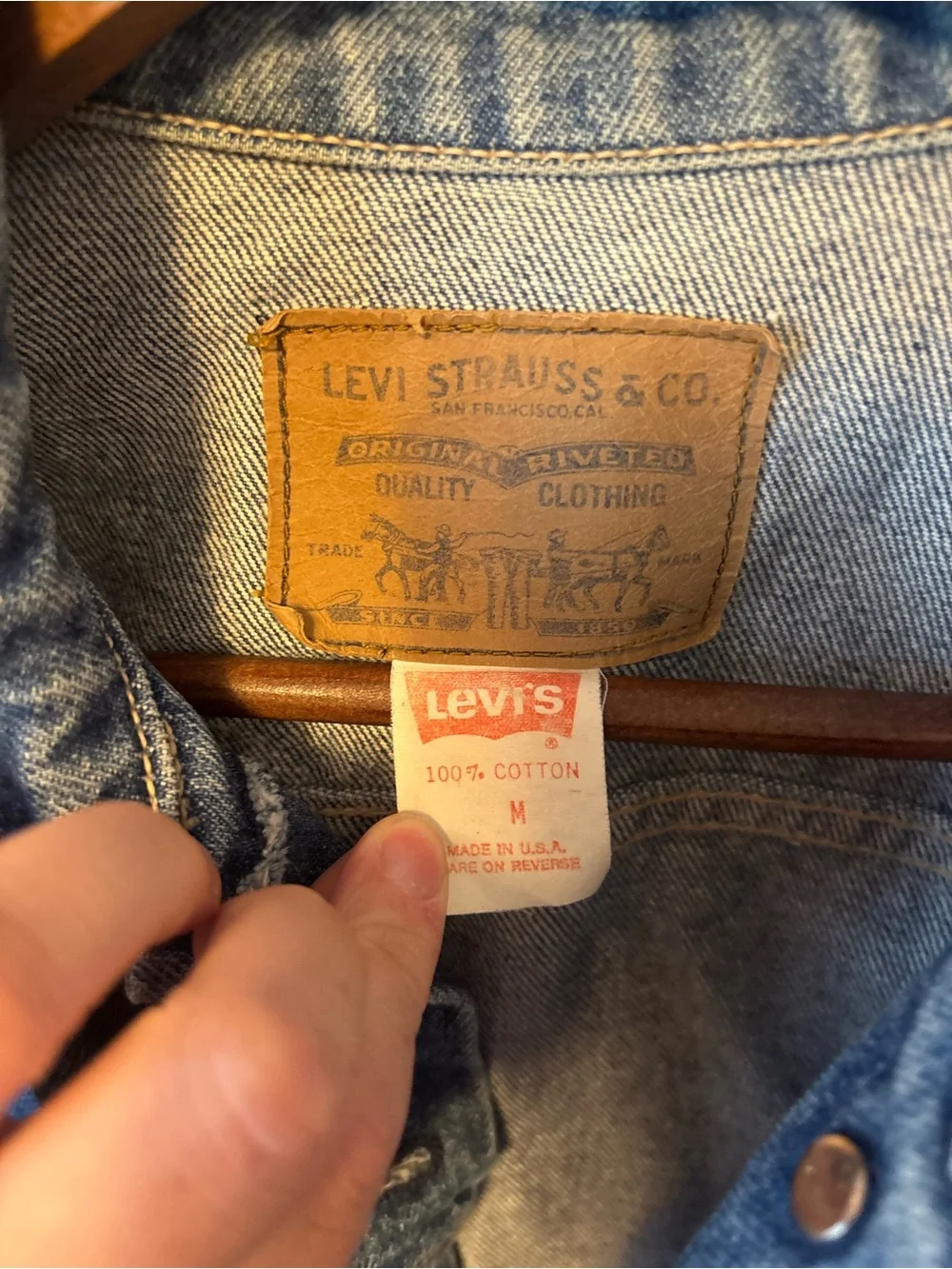 Levi's Medium Blue Denim Trucker Jacket